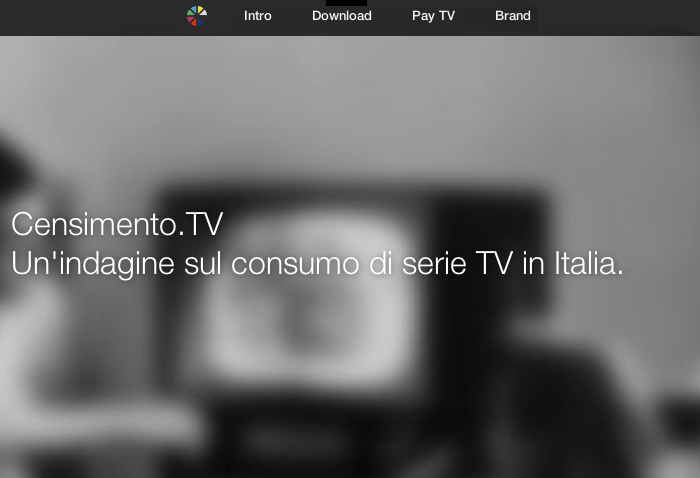 Le serie TV in Italia: Censimento.tv