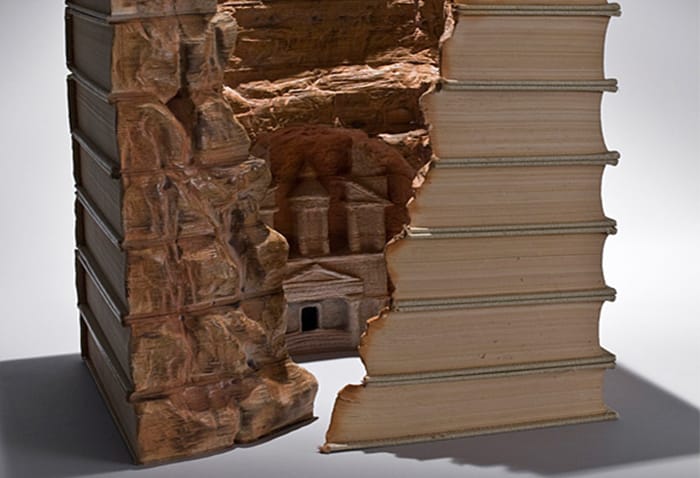 Sculture di libri