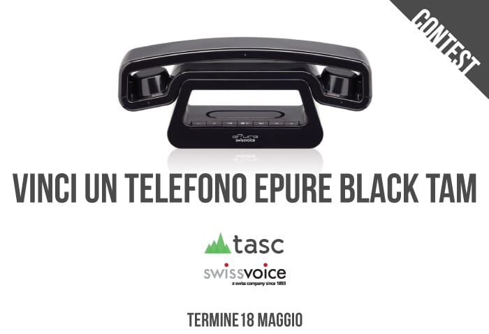 Giveaway: Vinci il telefono ePure Black TAM di Swissvoice