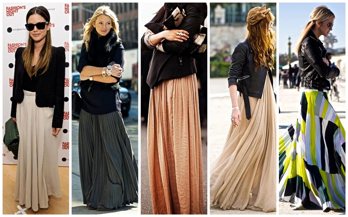 Neo Romanticismo: Chiffon maxi skirt