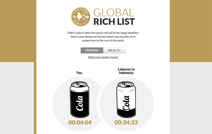 Global Rich List: dai più valore al tuo denaro