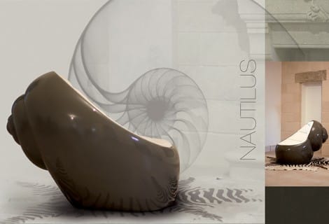 Nautilus: la poltrona conchiglia