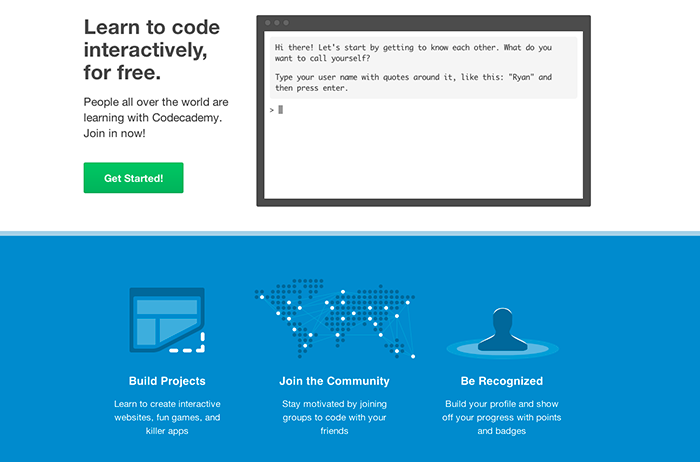Codecademy: Imparare a programmare in maniera interattiva