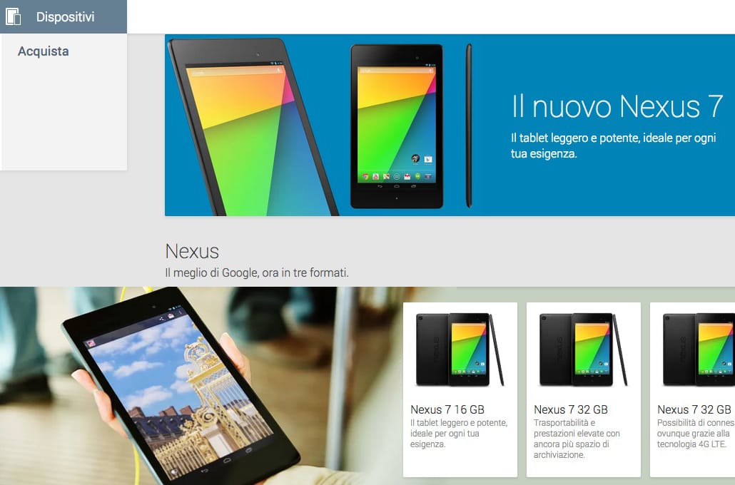 Google Play Devices finalmente in Italia!