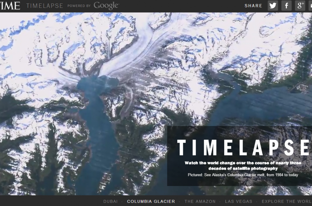 Timelapse della Terra by Google