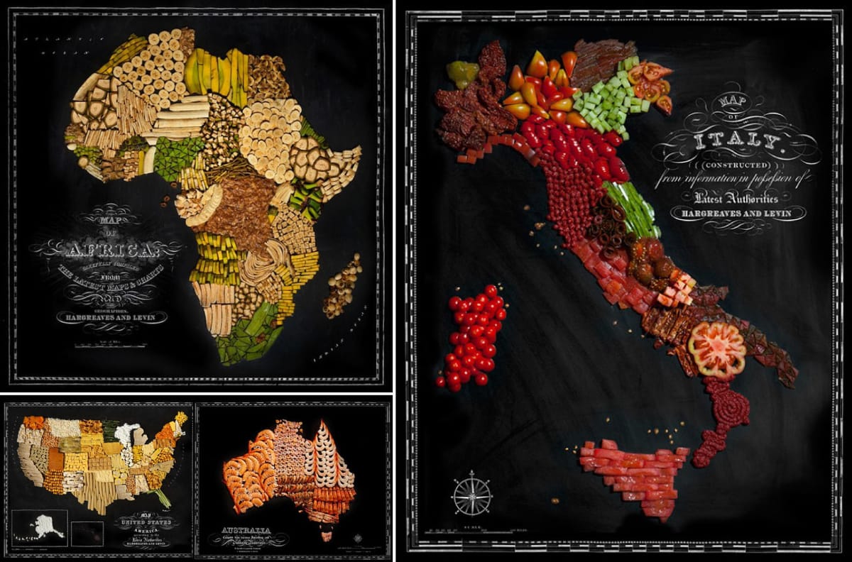 Food Maps - gli ingredienti nel giusto "posto"