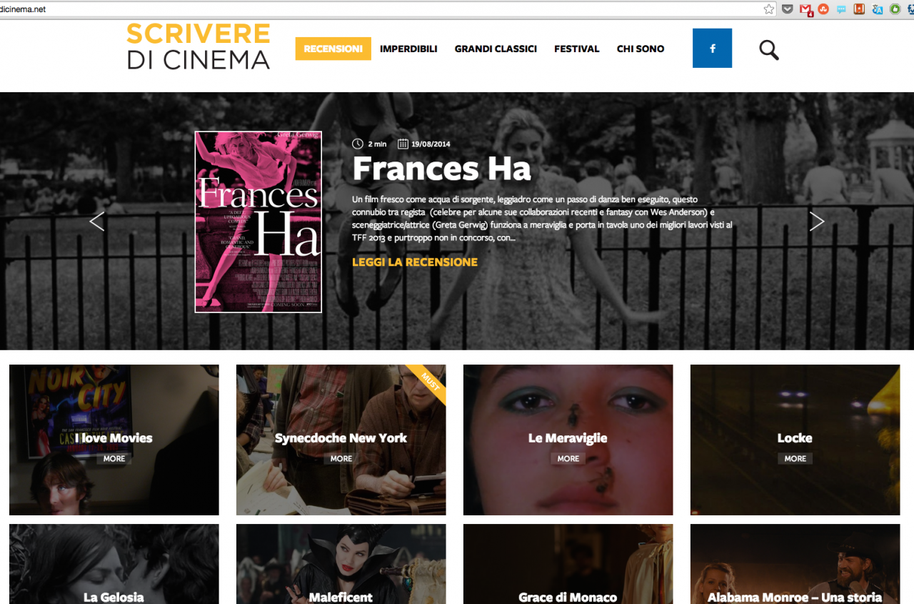 Scrivere Di Cinema: il nuovo cine blog prodotto da Grafite
