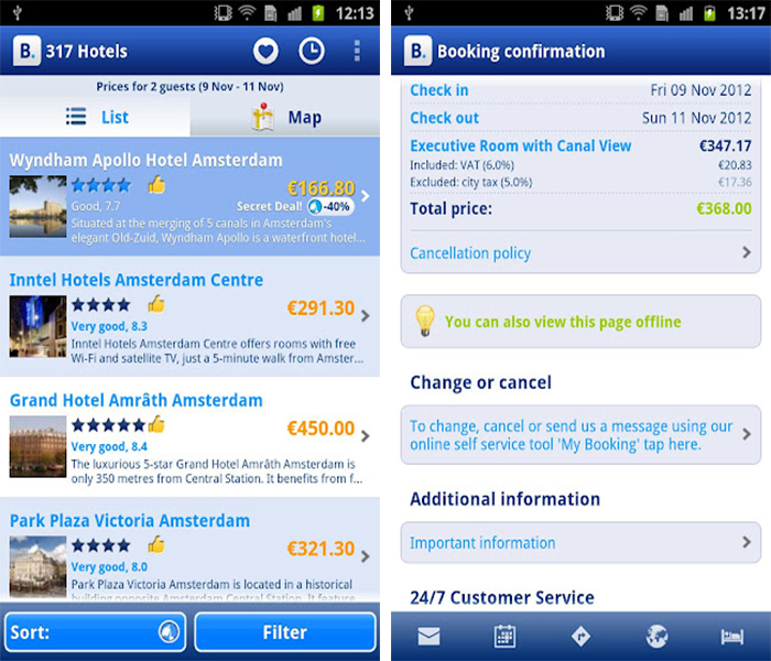 Booking