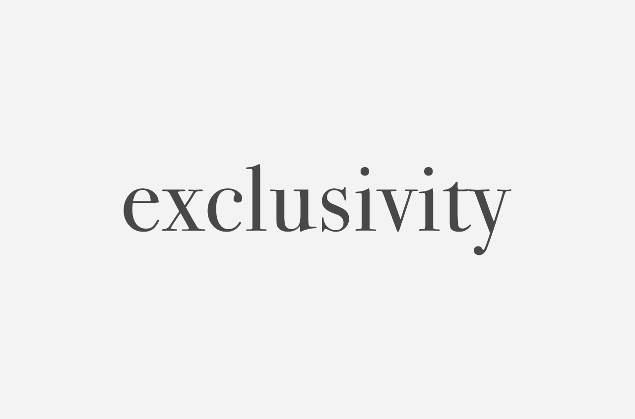 exclusivity